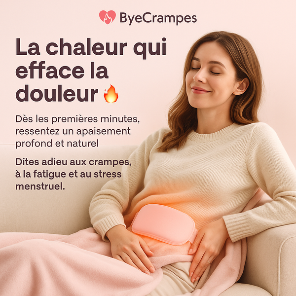 💕 Ceinture Menstruelle Chauffante ByeCrampes™ — Le Soulagement Instantané et Naturel de Vos Règles